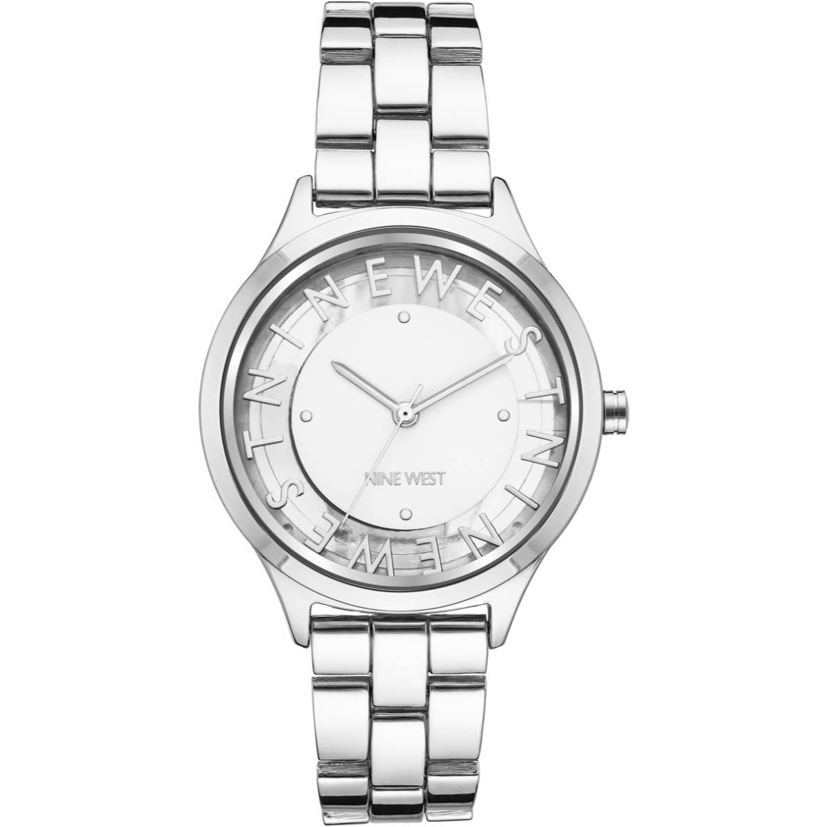 Reloj Nine West Color Plateado Nw2589Wtsv
