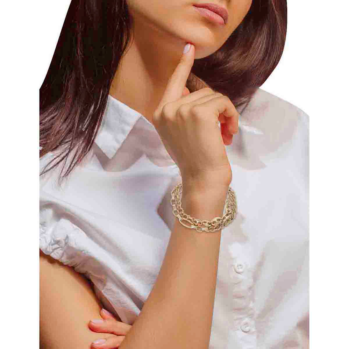 PULSERA ANNE KLEIN ATHENS DORADO