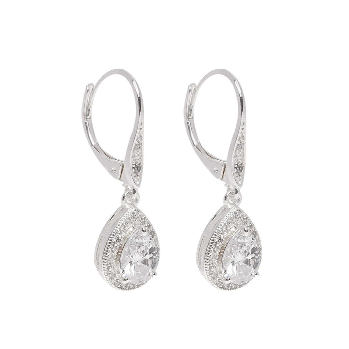 ARETES ANNE KLEIN BASIC AK SOCIAL PLATEADO