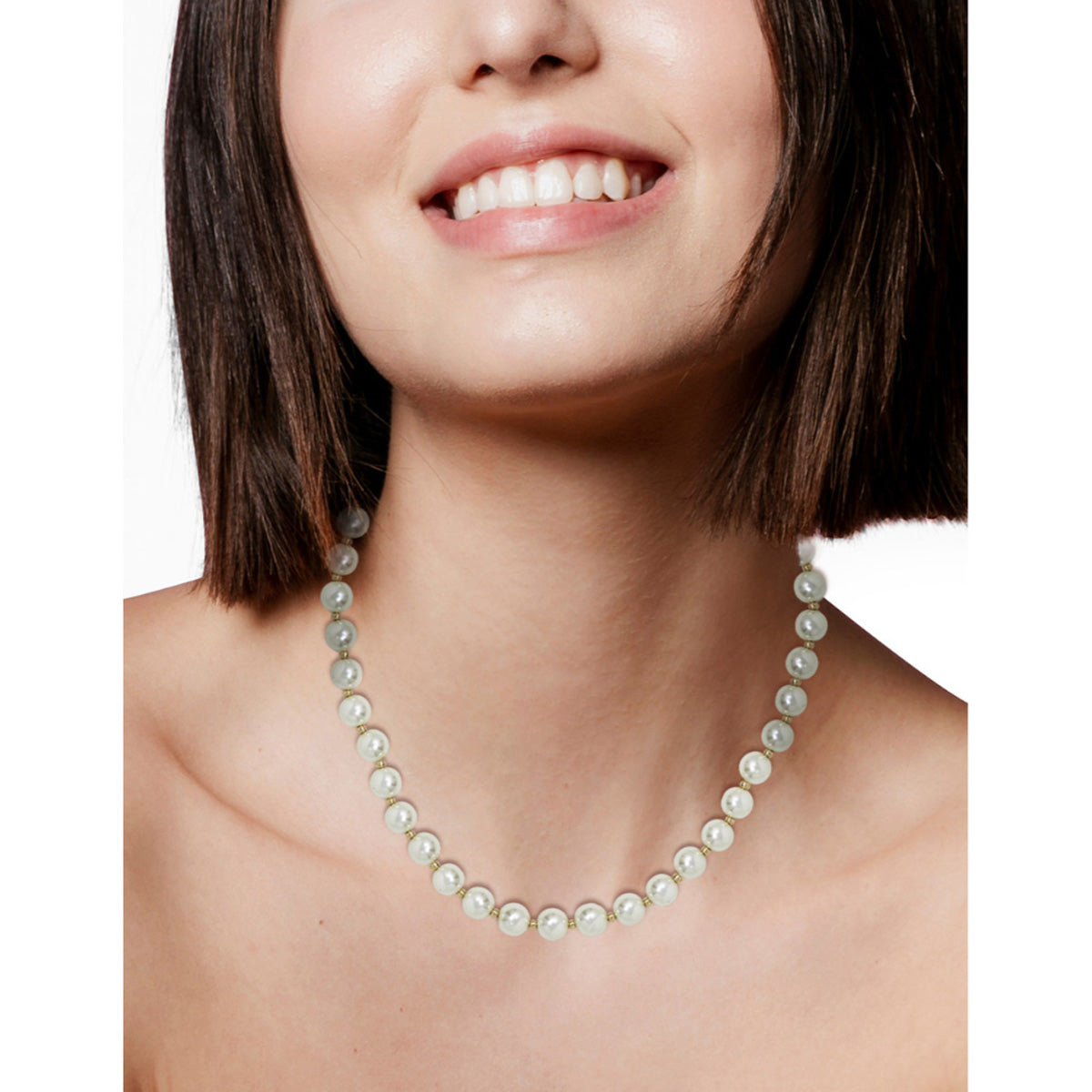 COLLAR ANNE KLEIN BASIC AK PEARL PERLA