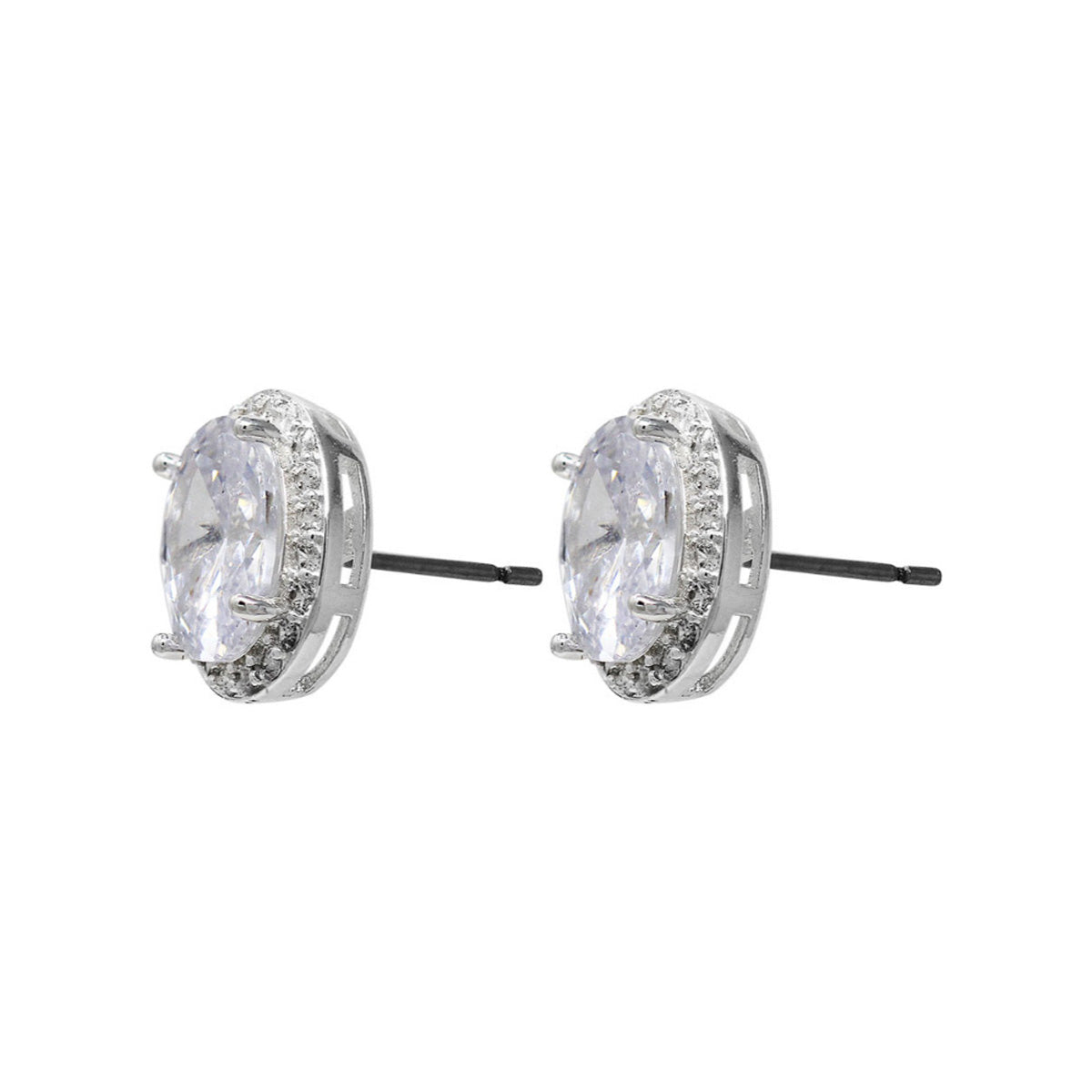 ARETES ANNE KLEIN BASIC CZ UPDATE H20 PLATA