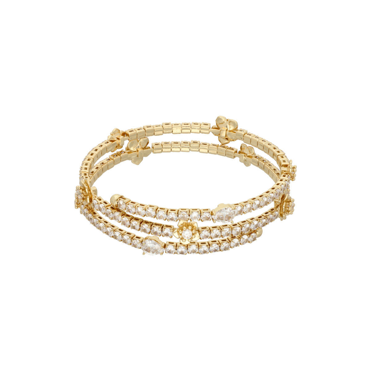 PULSERA ANNE KLEIN BEVERLY HILLS DORADO