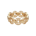 PULSERA ANNE KLEIN CLOVER DORADO