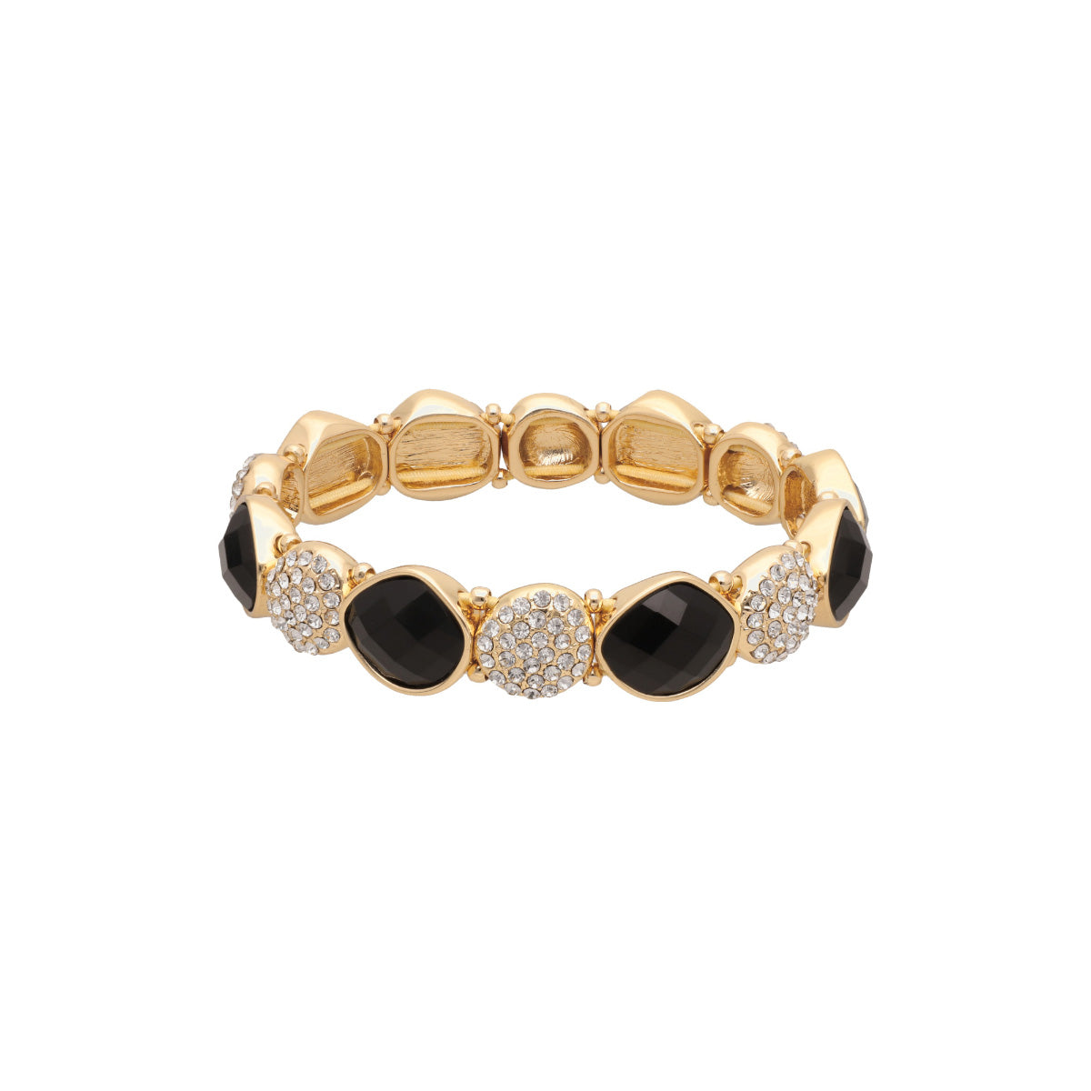 PULSERA ANNE KLEIN TWINKLING ROMANCE DORADO