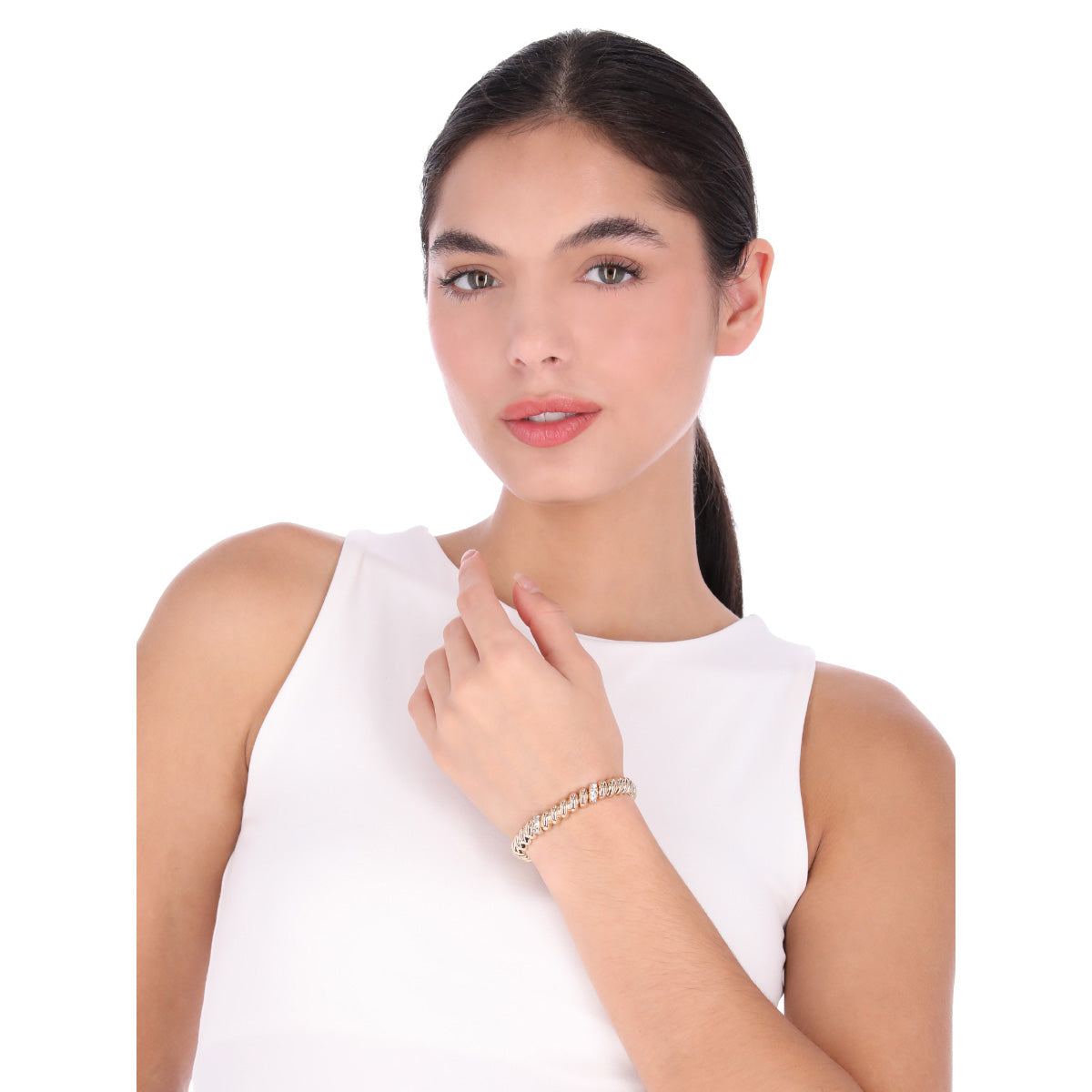 PULSERA ANNE KLEIN JOYFUL GLOW DORADO