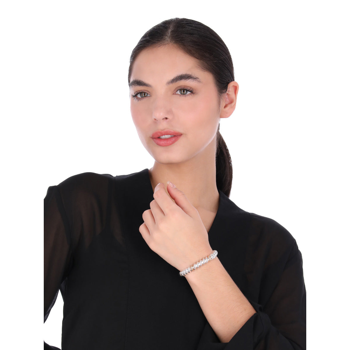 PULSERA ANNE KLEIN JOYFUL GLOW BITONO