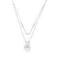 COLLAR ANNE KLEIN GOLDEN GIFTS BX M24 PLATEADO