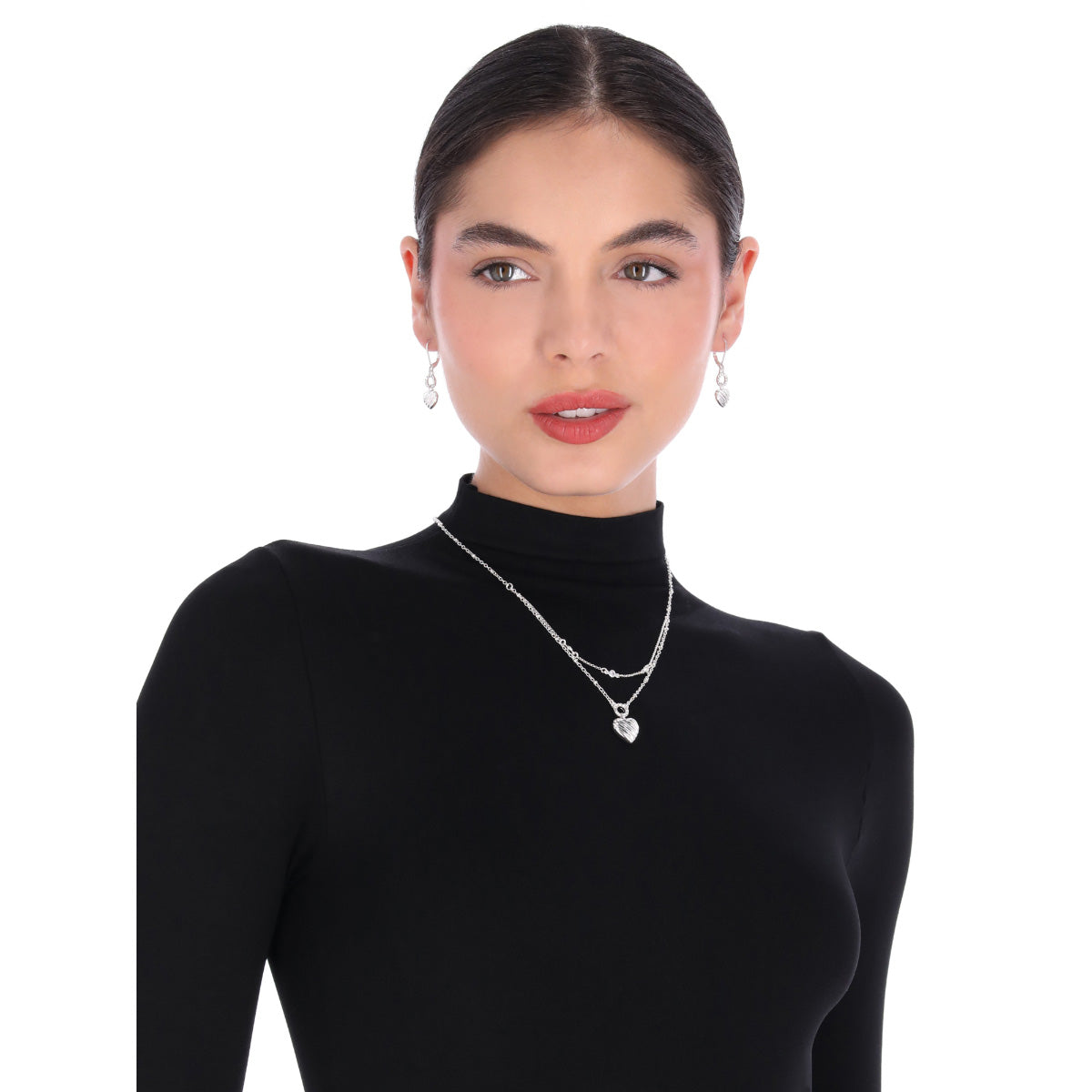 COLLAR ANNE KLEIN GOLDEN GIFTS BX M24 PLATEADO