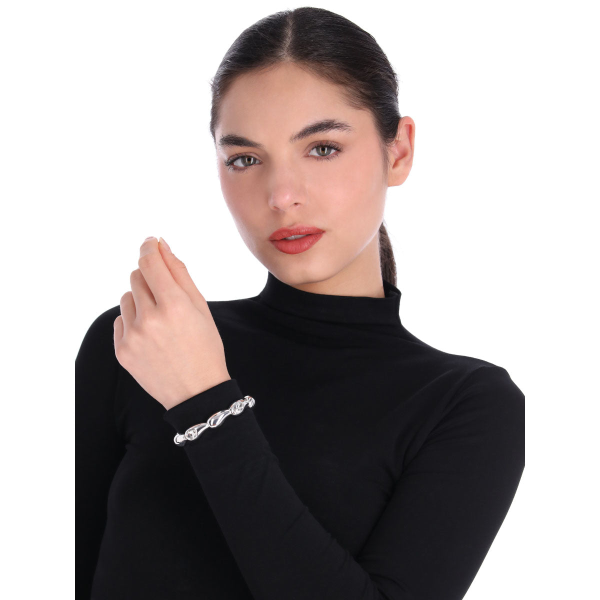 PULSERA ANNE KLEIN SPRING SHOWERS PLATA