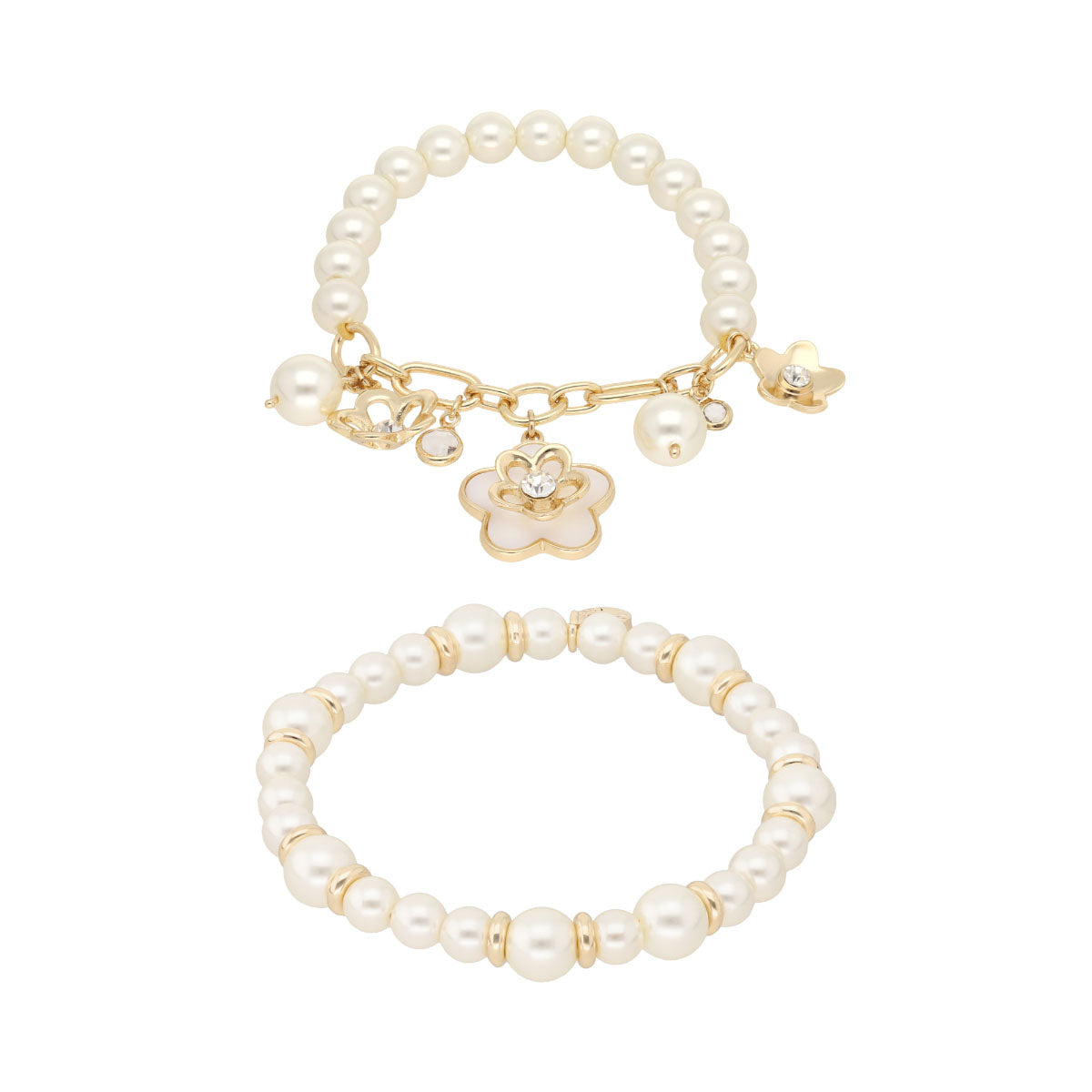 PULSERA ANNE KLEIN IN FULL BLOOM DORADO
