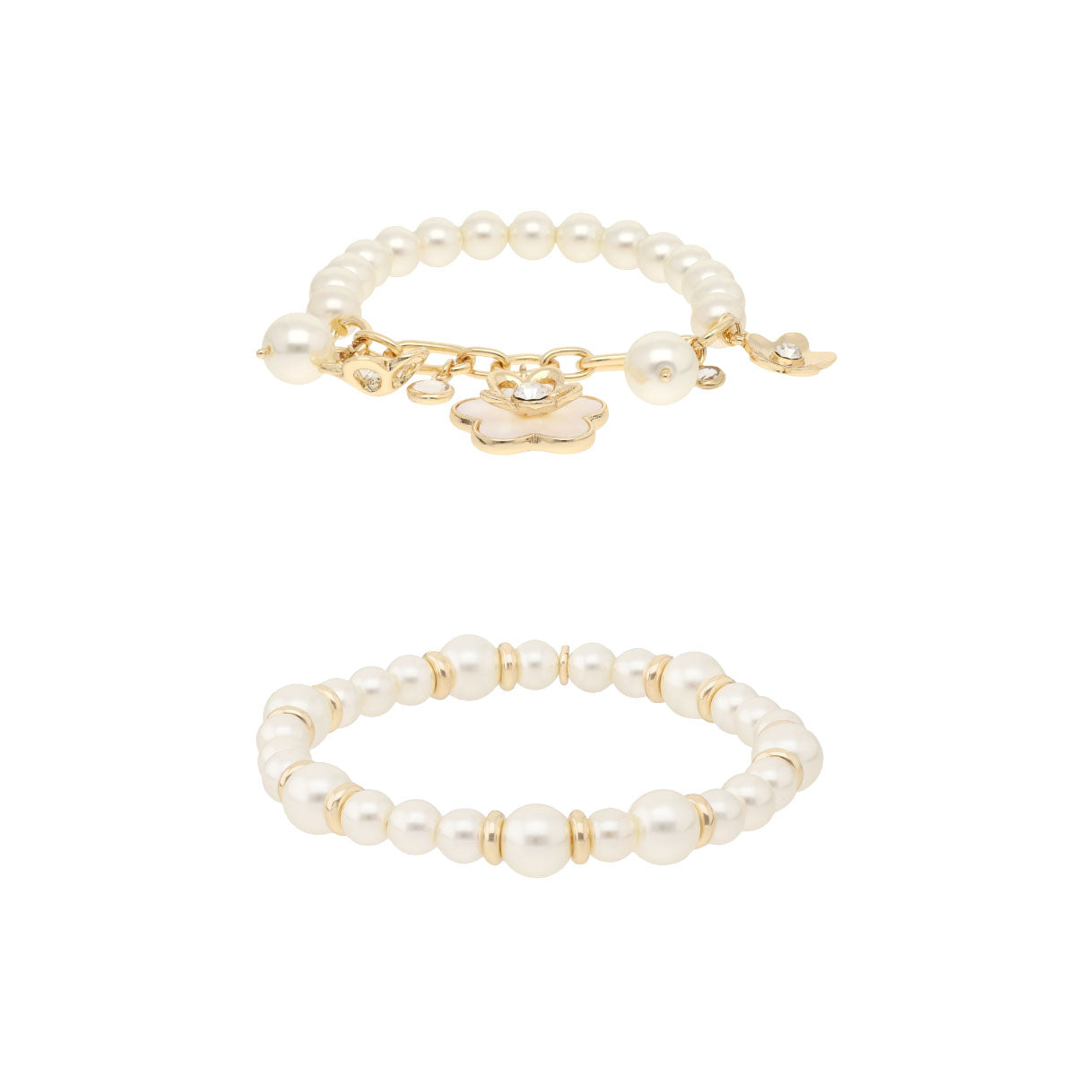 PULSERA ANNE KLEIN IN FULL BLOOM DORADO