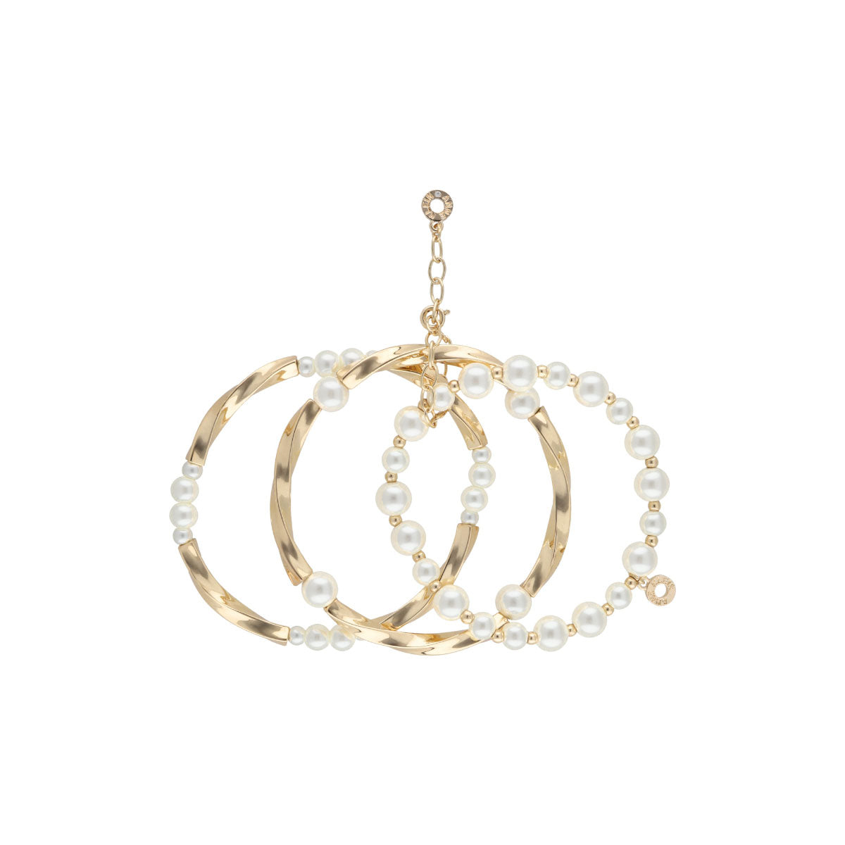 COLLAR ANNE KLEIN LAYERED LUXURY DORADO