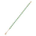 PULSERA ANNE KLEIN CRYSTAL COVE DORADO
