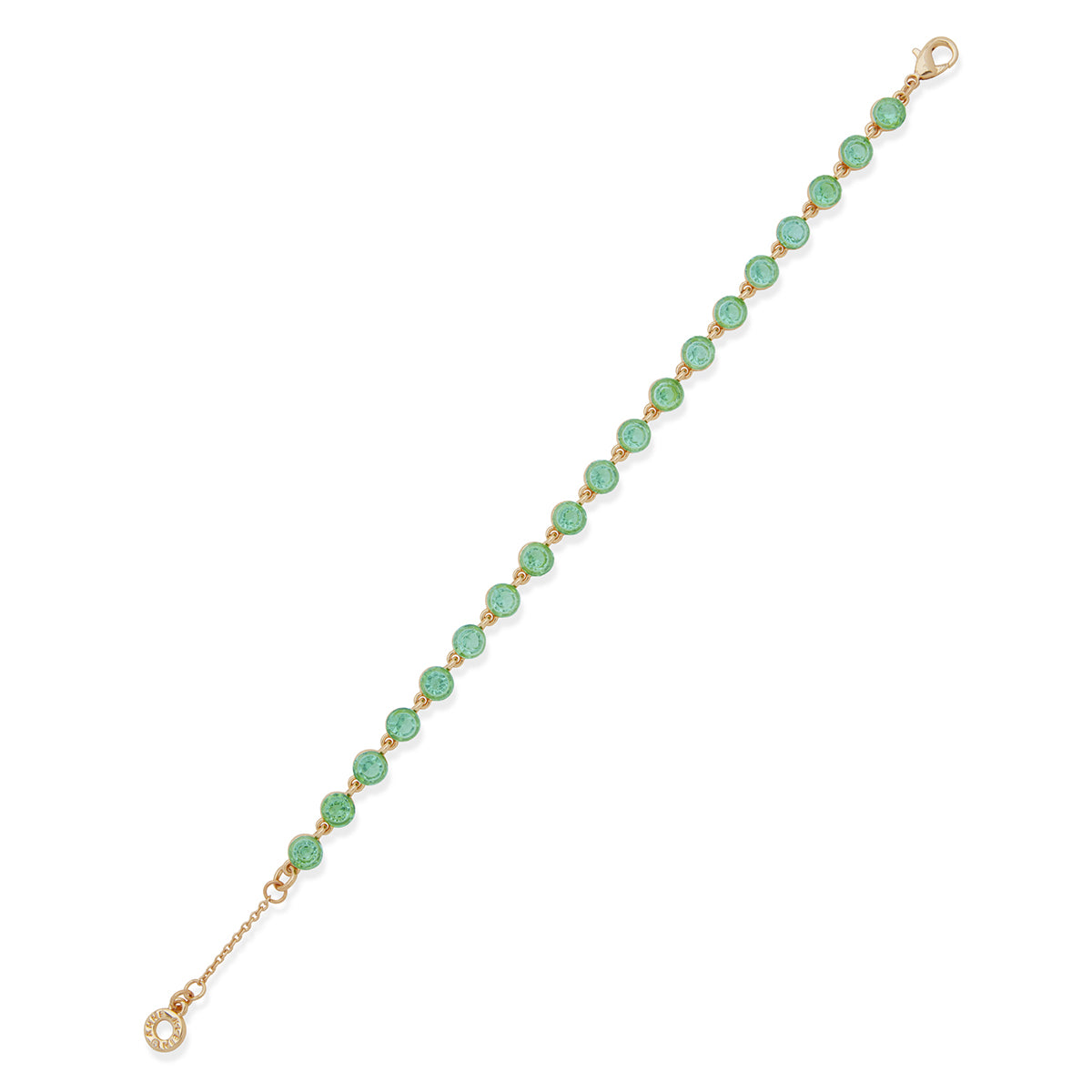 PULSERA ANNE KLEIN CRYSTAL COVE DORADO