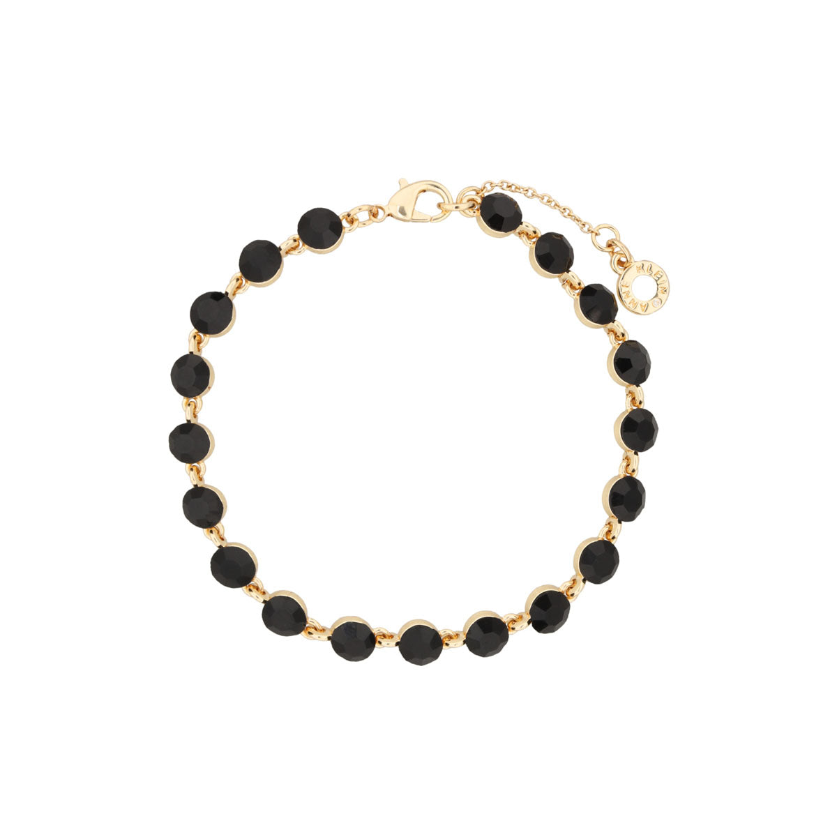 PULSERA ANNE KLEIN CRYSTAL COVE DORADO