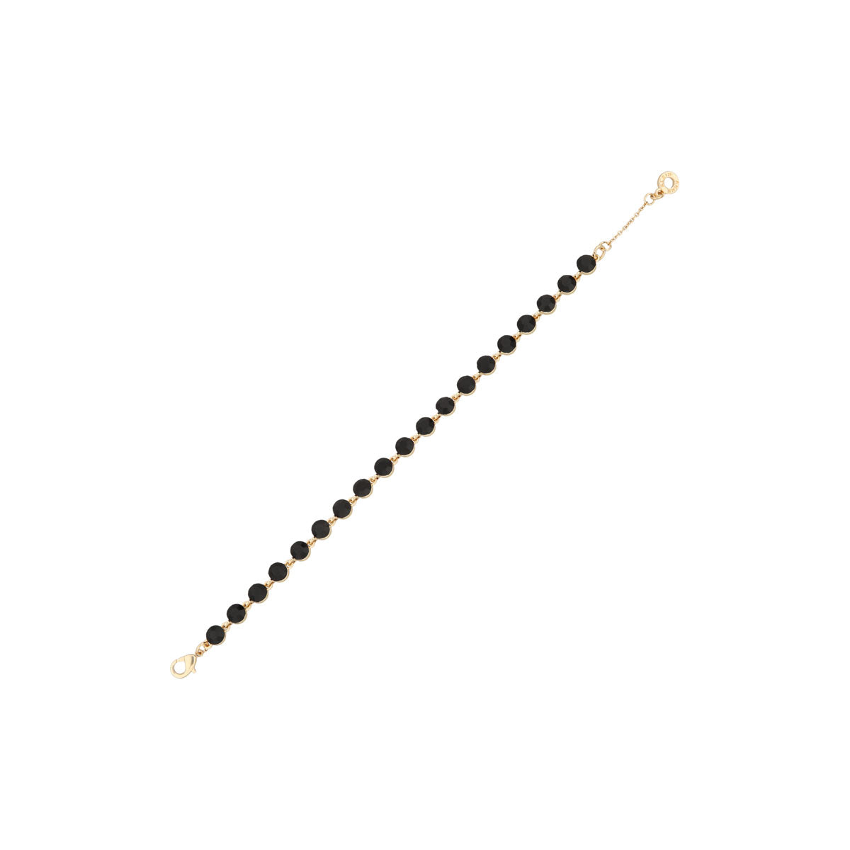 PULSERA ANNE KLEIN CRYSTAL COVE DORADO