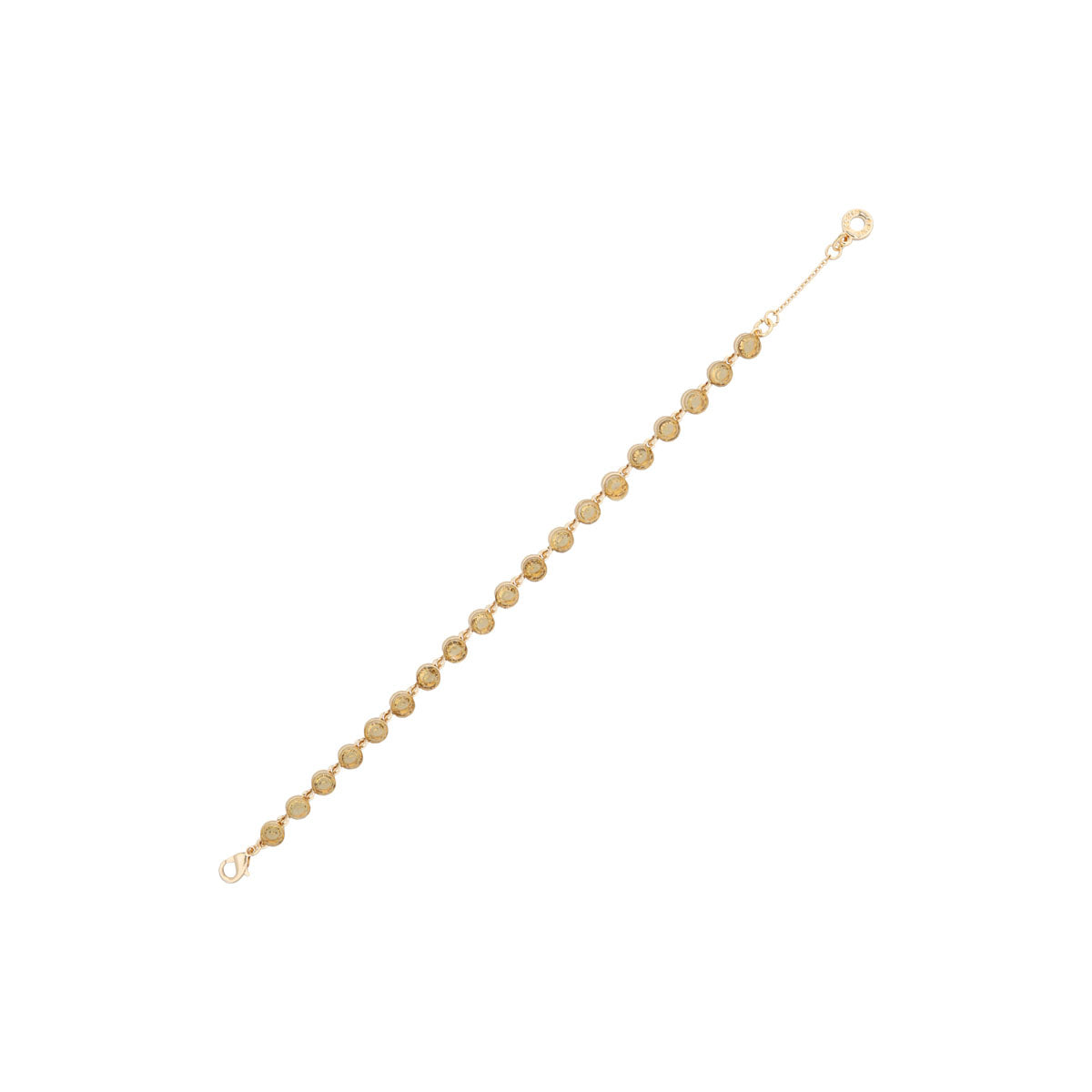 PULSERA ANNE KLEIN CRYSTAL COVE DORADO