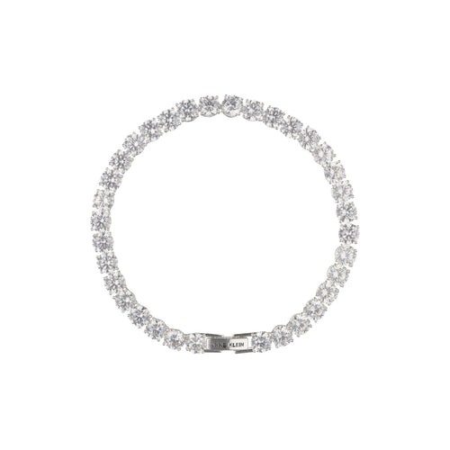 PULSERA ANNE KLEIN TENNIS MOMENT PLATEADO
