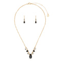 BOX SET COLLAR ANNE KLEIN COLOR DORADO FORMA GOTA 01B01207