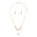 BOX SET COLLAR ANNE KLEIN COLOR DORADO FORMA CIRCULAR 01B01209