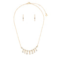 BOX SET COLLAR ANNE KLEIN COLOR DORADO FORMA ASIMETRICO 01B01210