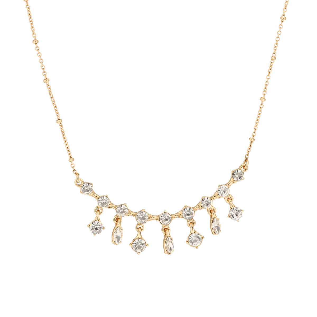 BOX SET COLLAR ANNE KLEIN COLOR DORADO FORMA ASIMETRICO 01B01210