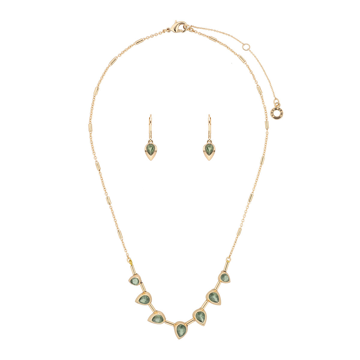 BOXSETCOLLAR ANNE KLEIN COLOR DORADO FORMA ASIMETRICO 01B01288
