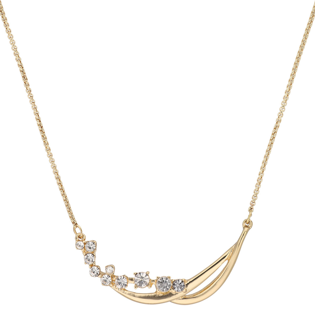 BOX SET COLLAR ANNE KLEIN COLOR DORADO FORMA ASIMETRICO 01B01290