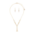 BOX SET COLLAR ANNE KLEIN COLOR DORADO FORMA ASIMETRICO 01B01298