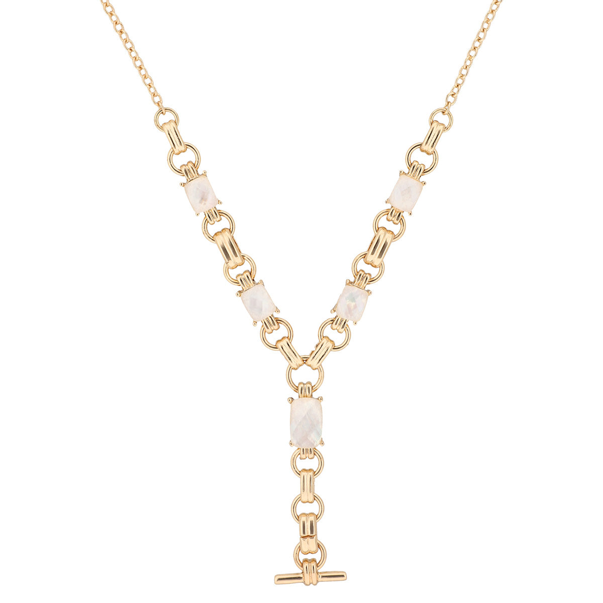 BOX SET COLLAR ANNE KLEIN COLOR DORADO FORMA ASIMETRICO 01B01298