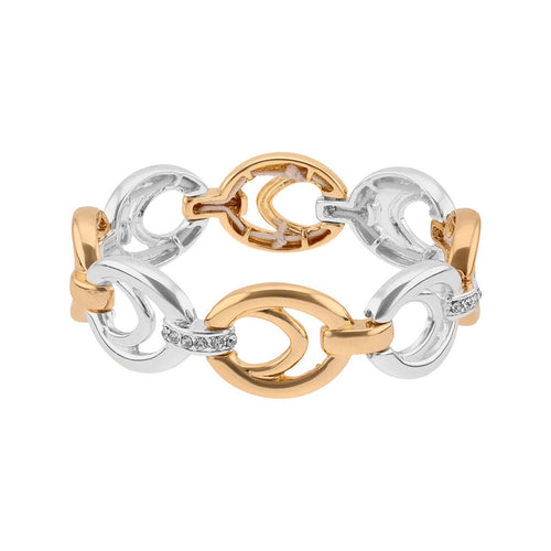 PULSERA ANNE KLEIN ALEACION DE METALES COLOR BITONO FORMA OVALADO 01B01353