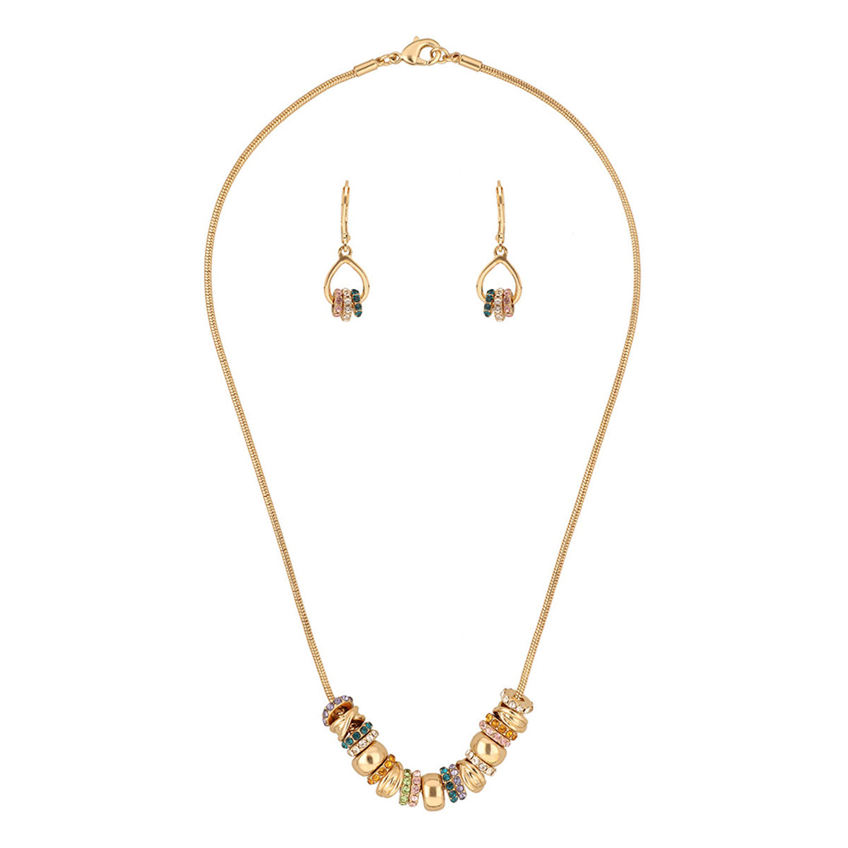 BOXSETCOLLAR ANNE KLEIN ALEACION DE METALES COLOR DORADO FORMA CIRCULAR 01B01403