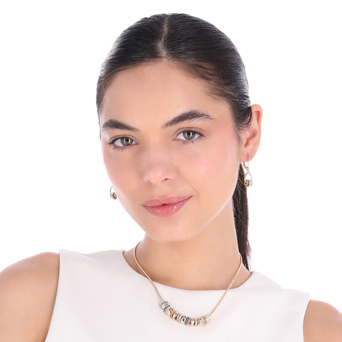 BOXSETCOLLAR ANNE KLEIN ALEACION DE METALES COLOR DORADO FORMA CIRCULAR 01B01403