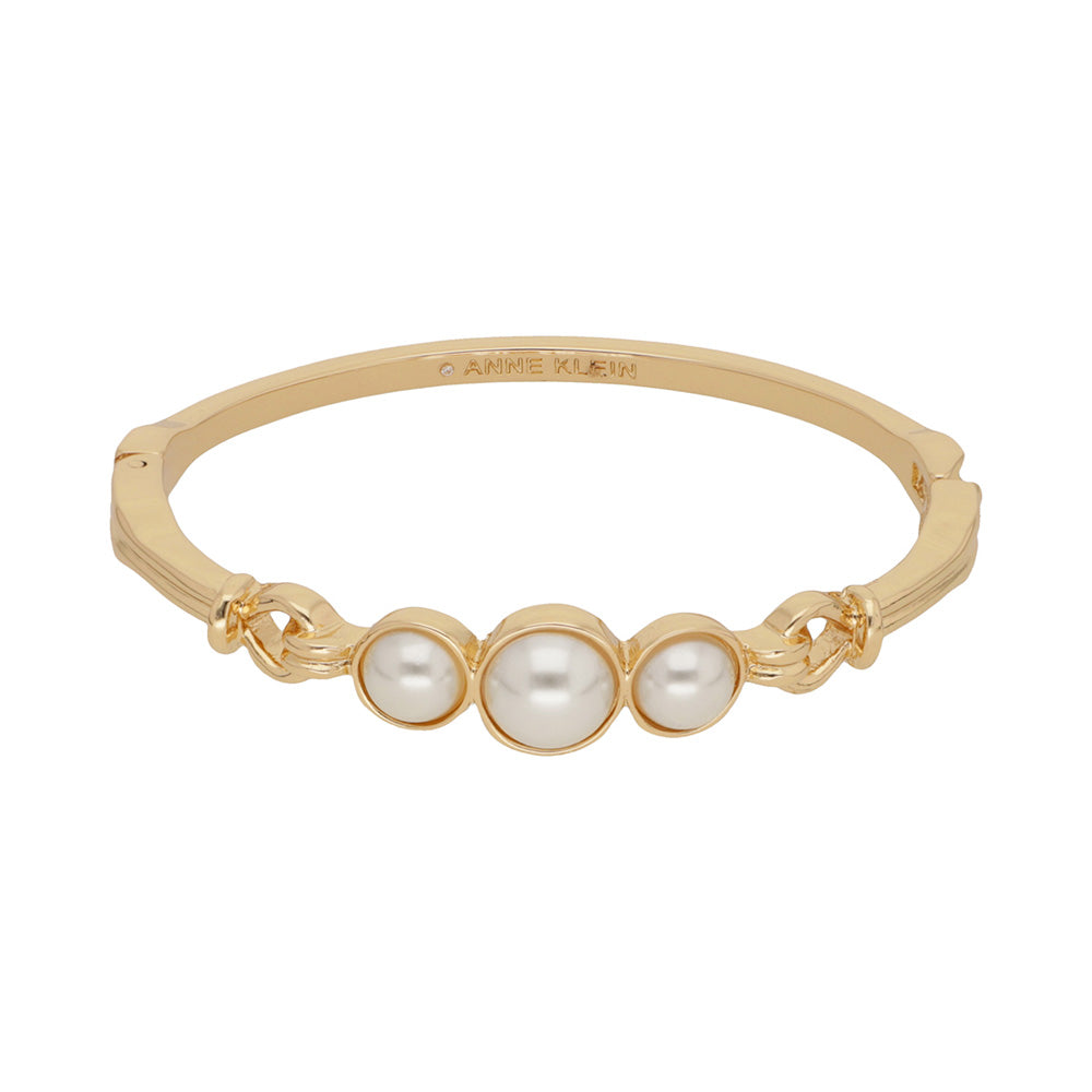PULSERA ANNE KLEIN COLOR DORADO TIPO RIGIDA 01B01410