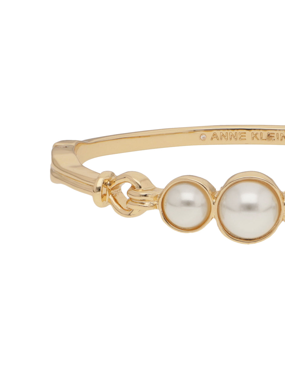 PULSERA ANNE KLEIN COLOR DORADO TIPO RIGIDA 01B01410