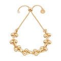 Collar Color Dorado Anne Klein Forma Asimetrico Tipo Sencilla , Cierre Tipo Ajustable, Familia Sarasota, Contenido 1 Collar