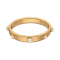 PULSERA ANNE KLEIN COLOR DORADO FORMA ASIMETRICO 01B01416