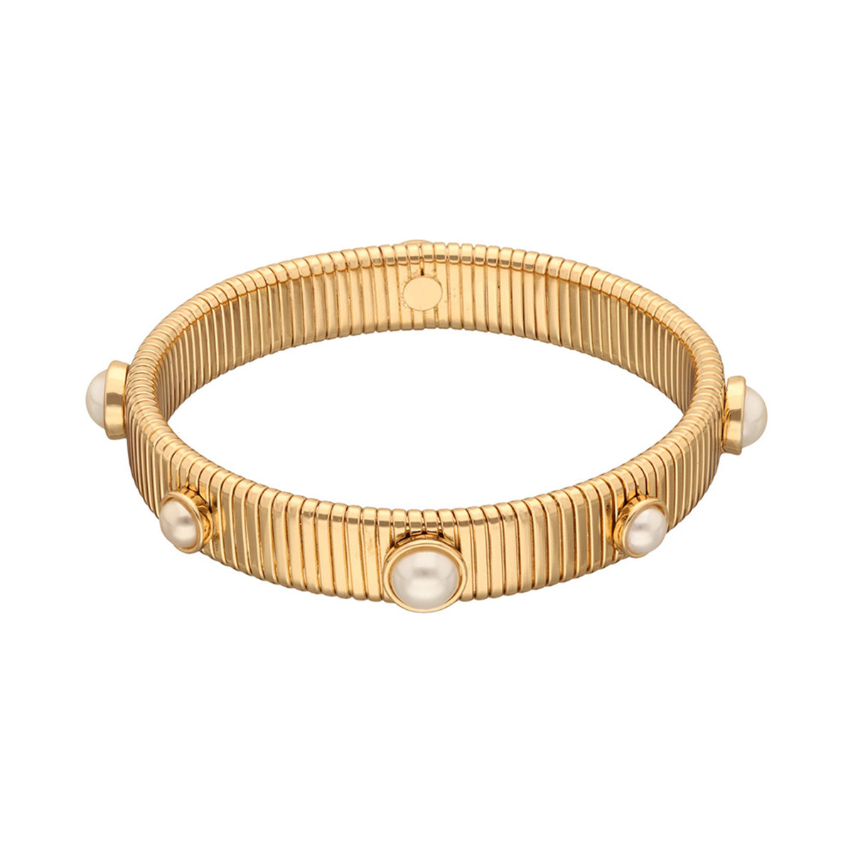 PULSERA ANNE KLEIN COLOR DORADO FORMA ASIMETRICO 01B01416