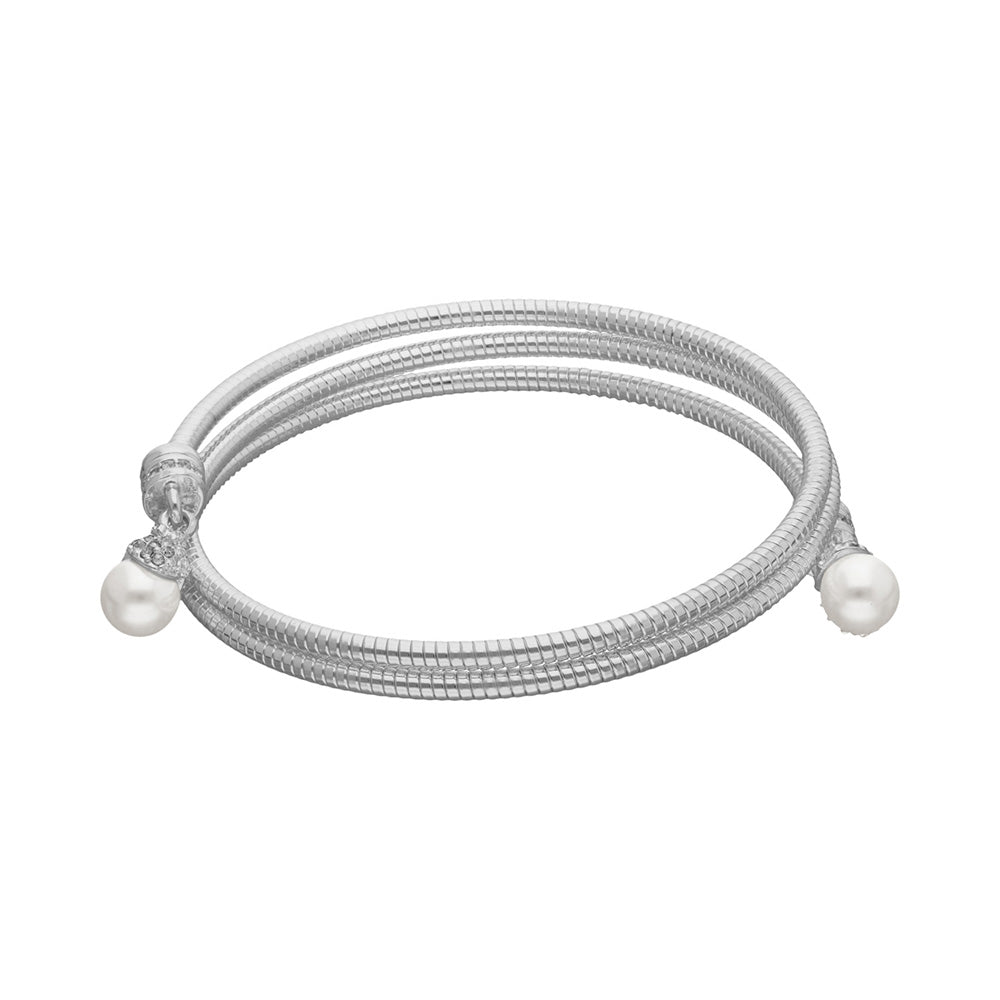Pulsera Anne Klein Color Plateado Para Mujer Contenido 1 Pulsera 01B01418