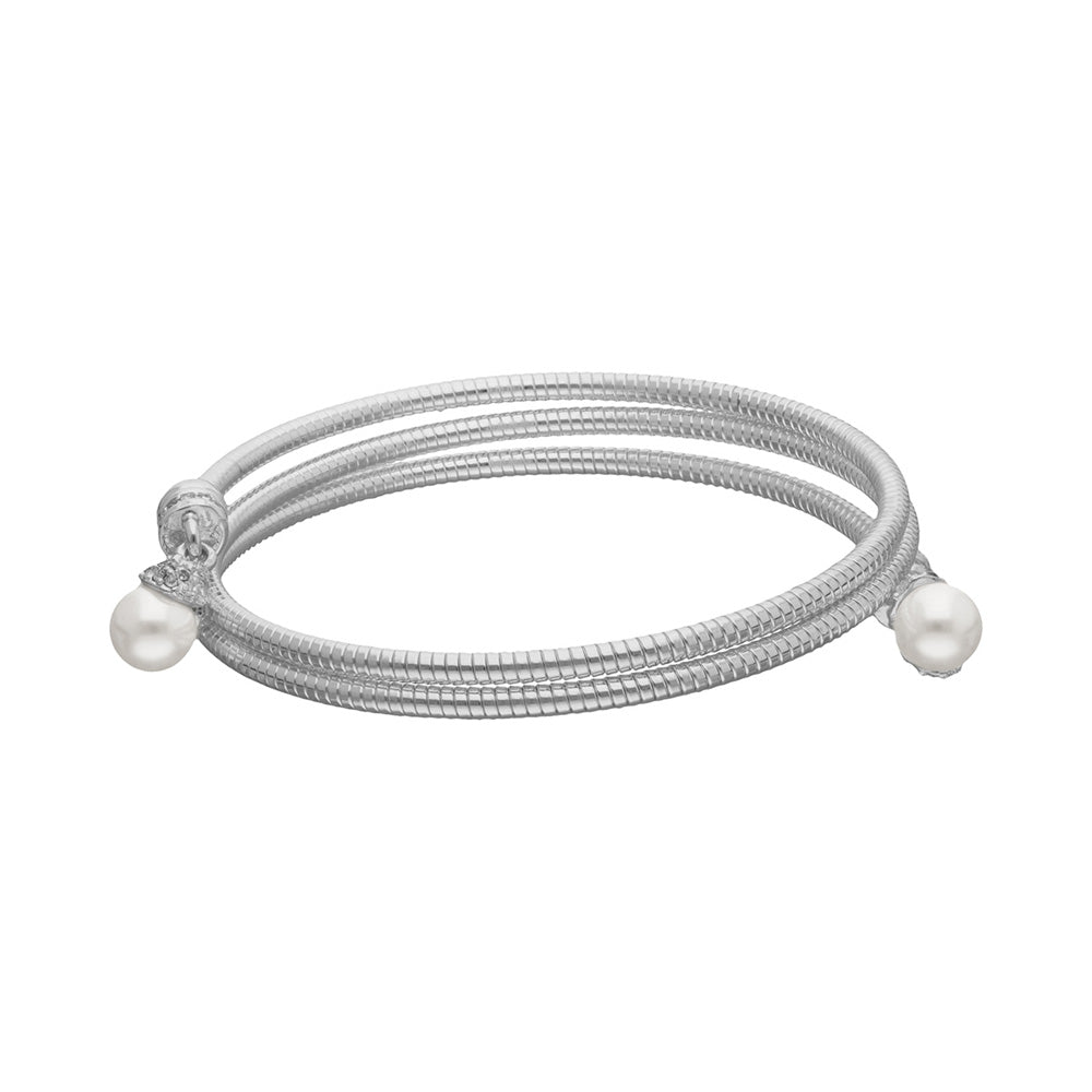 Pulsera Anne Klein Color Plateado Para Mujer Contenido 1 Pulsera 01B01418