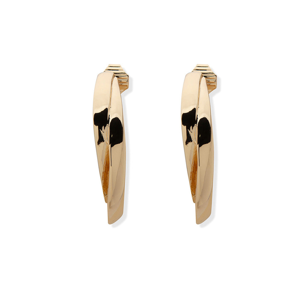 ARETES ANNE KLEIN COLOR DORADO FORMA ASIMETRICO 01C00049