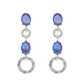 ARETES ANNE KLEIN AURORA DREAMS PLATEADO
