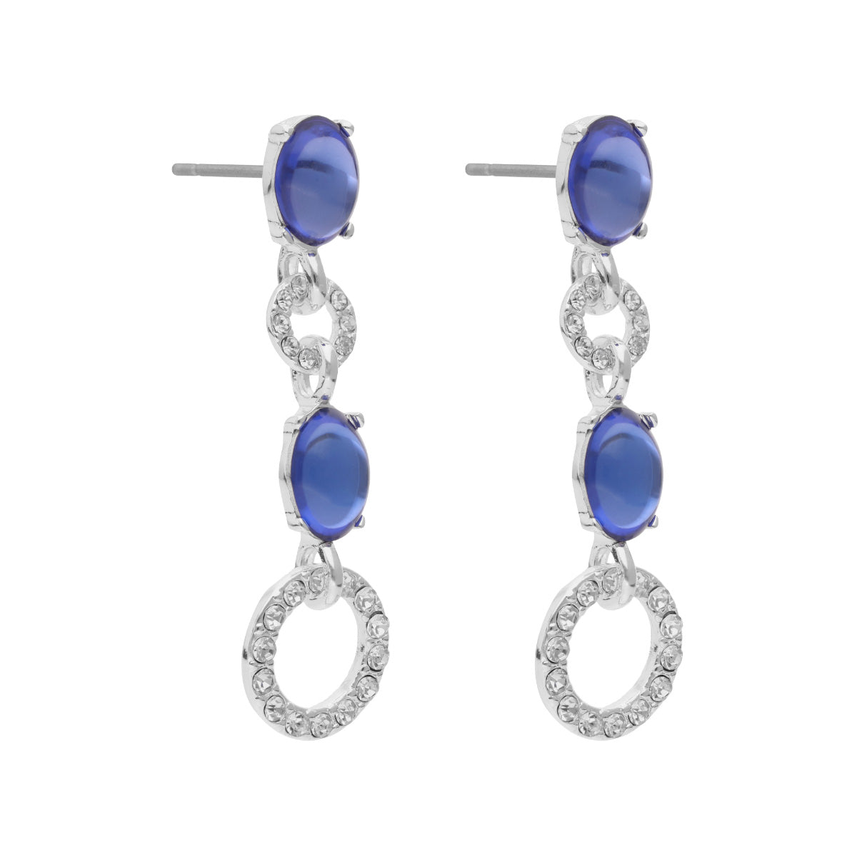 ARETES ANNE KLEIN AURORA DREAMS PLATEADO