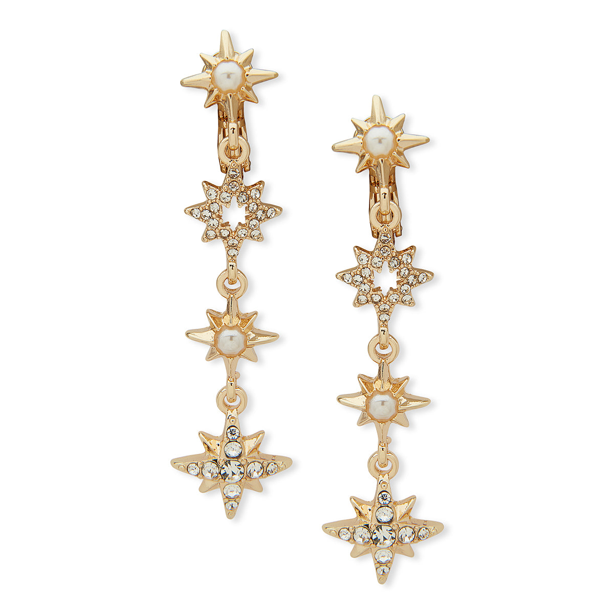 ARETES ANNE KLEIN STARS ALIGN DORADO