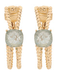 ARETES ANNE KLEIN COLOR DORADO FORMA CIRCULAR 01C00486