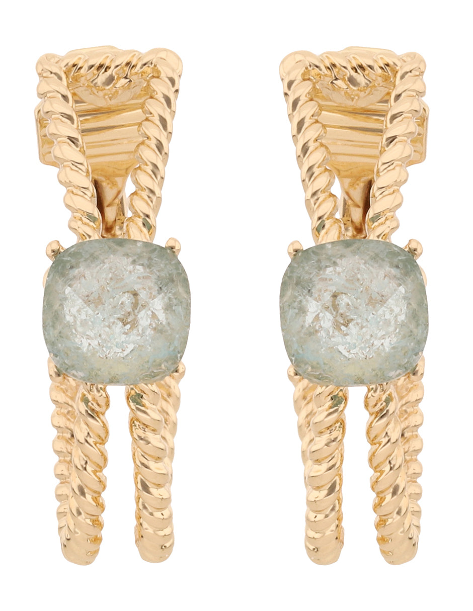 ARETES ANNE KLEIN COLOR DORADO FORMA CIRCULAR 01C00486