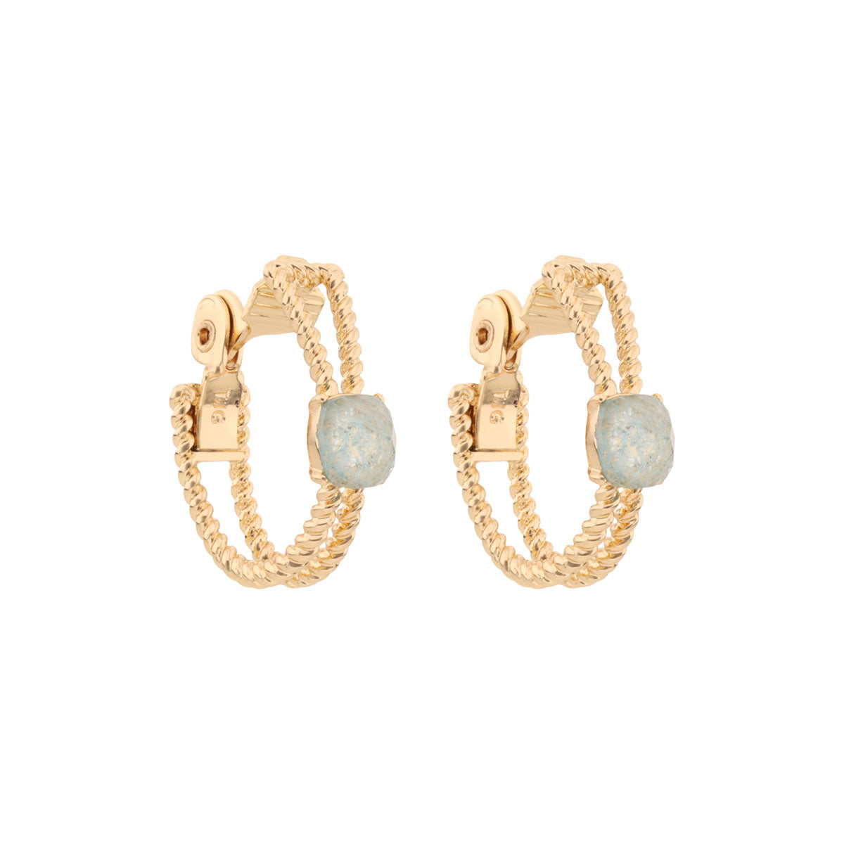 ARETES ANNE KLEIN COLOR DORADO FORMA CIRCULAR 01C00486