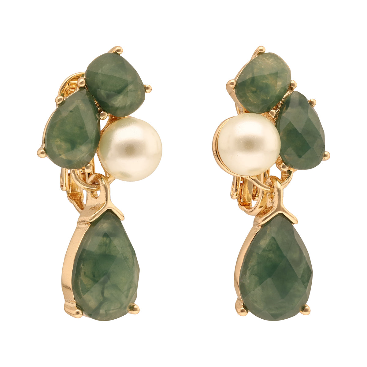 ARETES ANNE KLEIN COLOR DORADO FORMA ASIMETRICO 01C00518