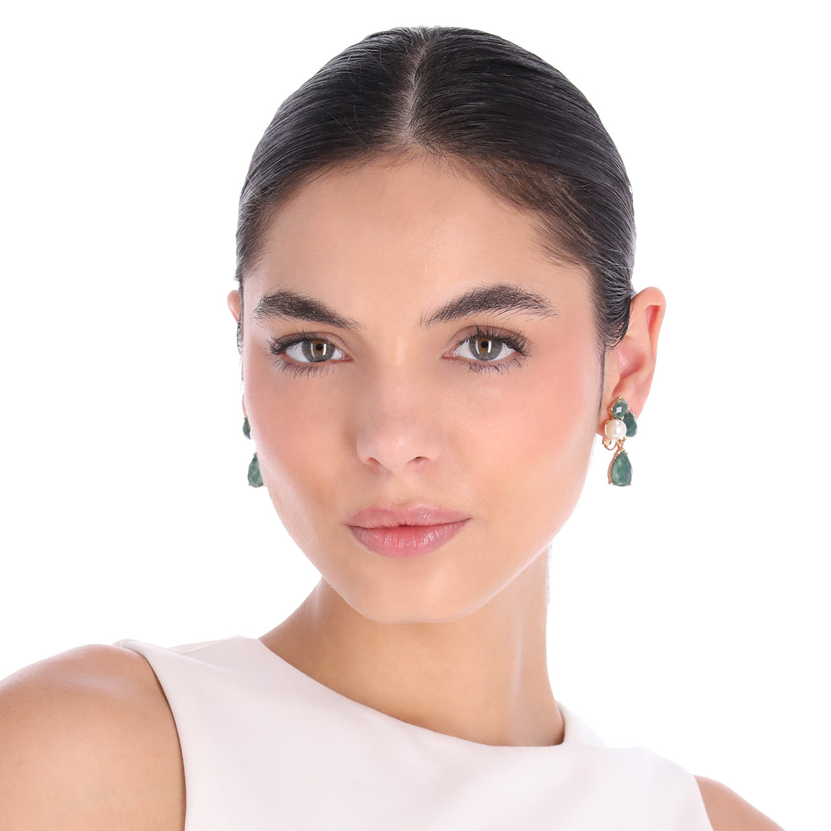 ARETES ANNE KLEIN COLOR DORADO FORMA ASIMETRICO 01C00518