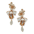 ARETES ANNE KLEIN ALEACION DE METALES COLOR DORADO FORMA FLOR 01C00547